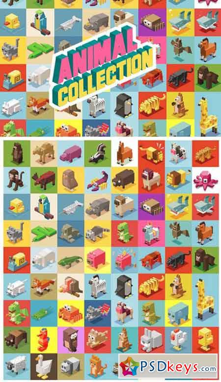 Animals Isometric collection 646700