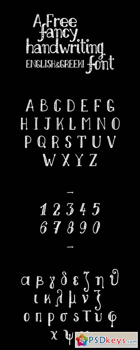 Nikolaidis Handwrinting font 671964