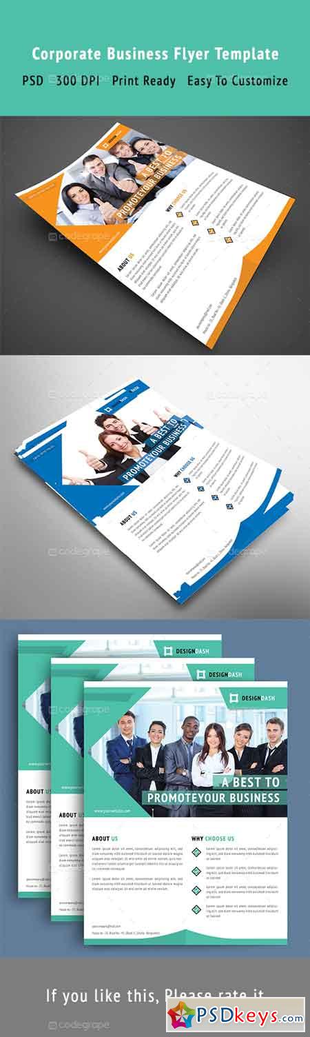 Corporate Business Flyer Template 4952