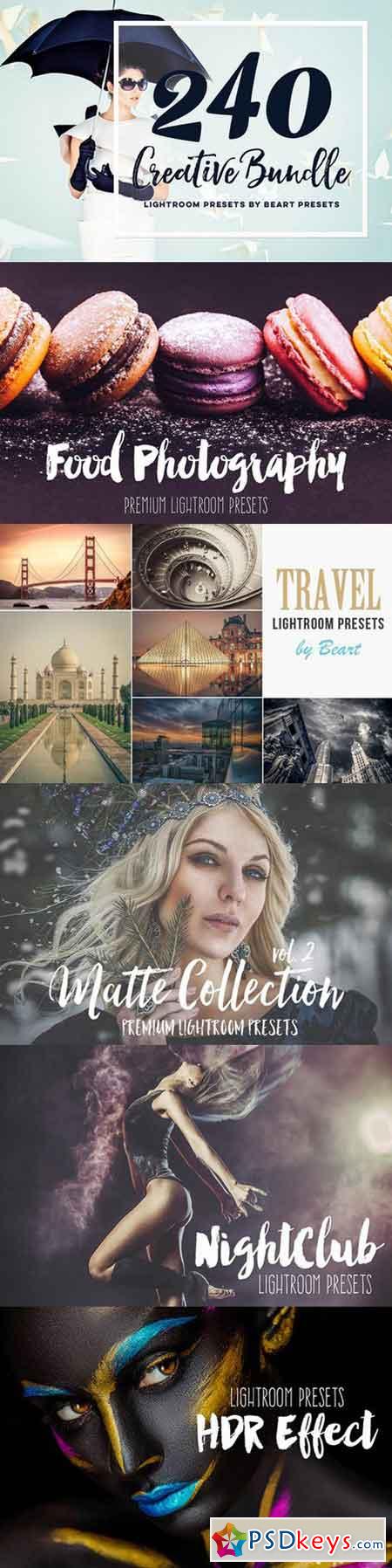 240 Lightroom Presets Creative Bundle 703176