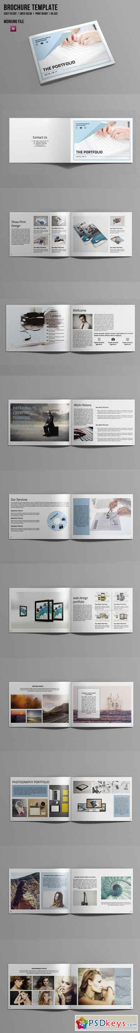 InDesign Portfolio Brochure-V506 695944