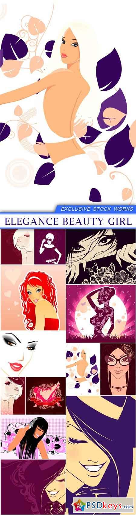 Elegance beauty girl 13X EPS