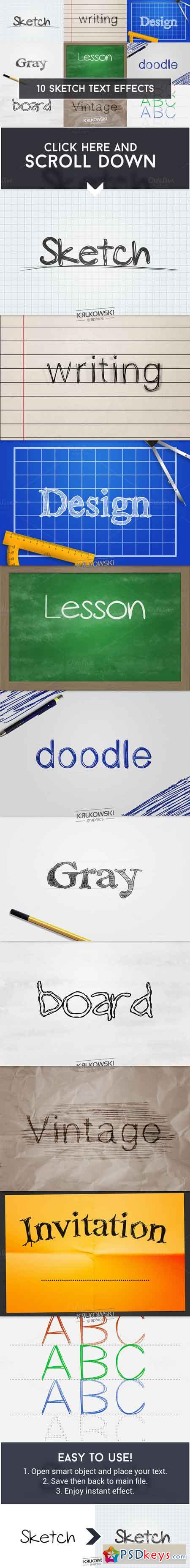 Sketch Text Effect 677957