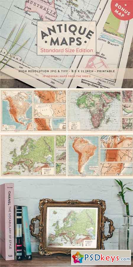 Antique Maps Vol.I - Standard Size 704223