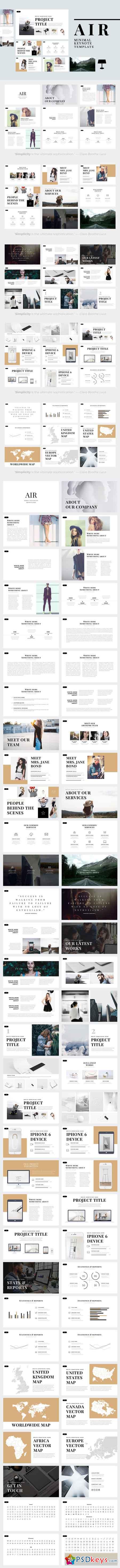 Air Minimal Keynote Template 625863