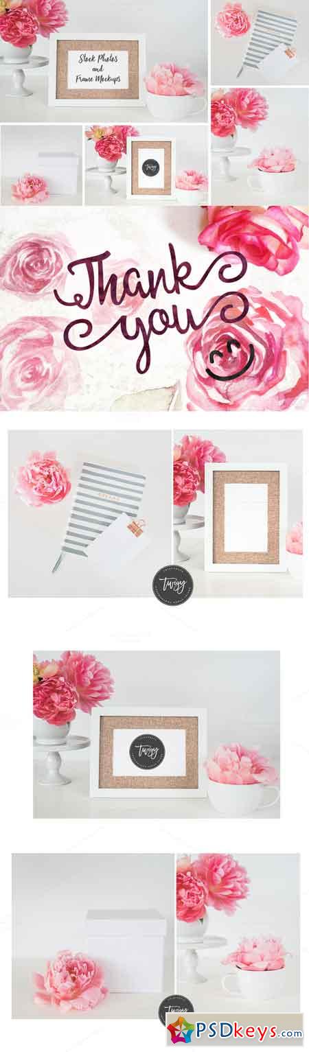 Stock Photo+Frame Mockup 5 Images 680483