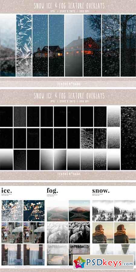 Snow, Fog & Ice Texture Overlays 26517