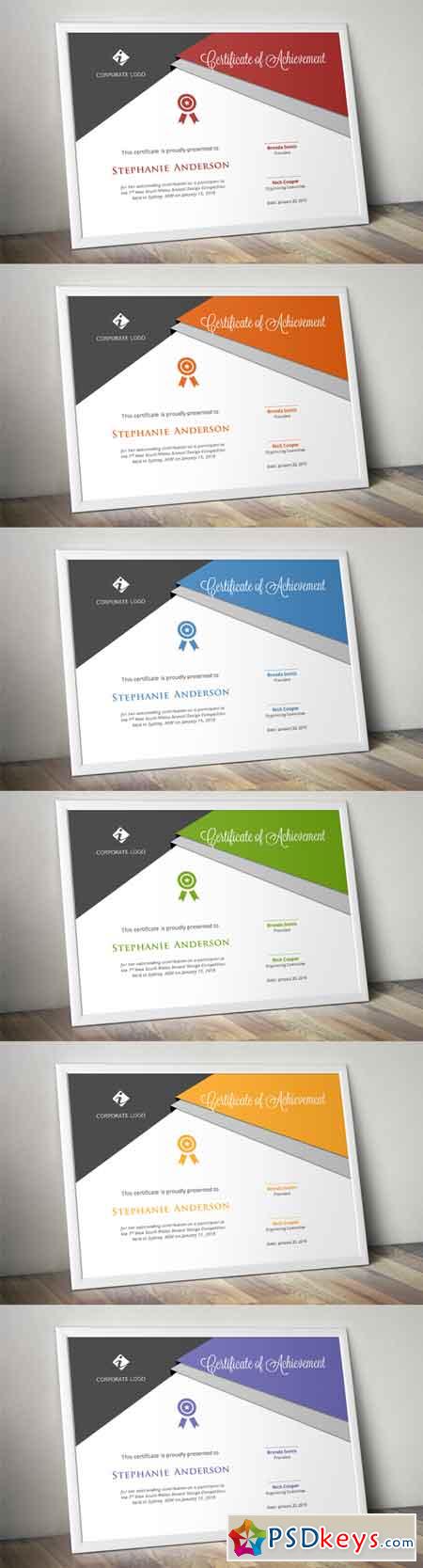 Script triangle certificate design 684272