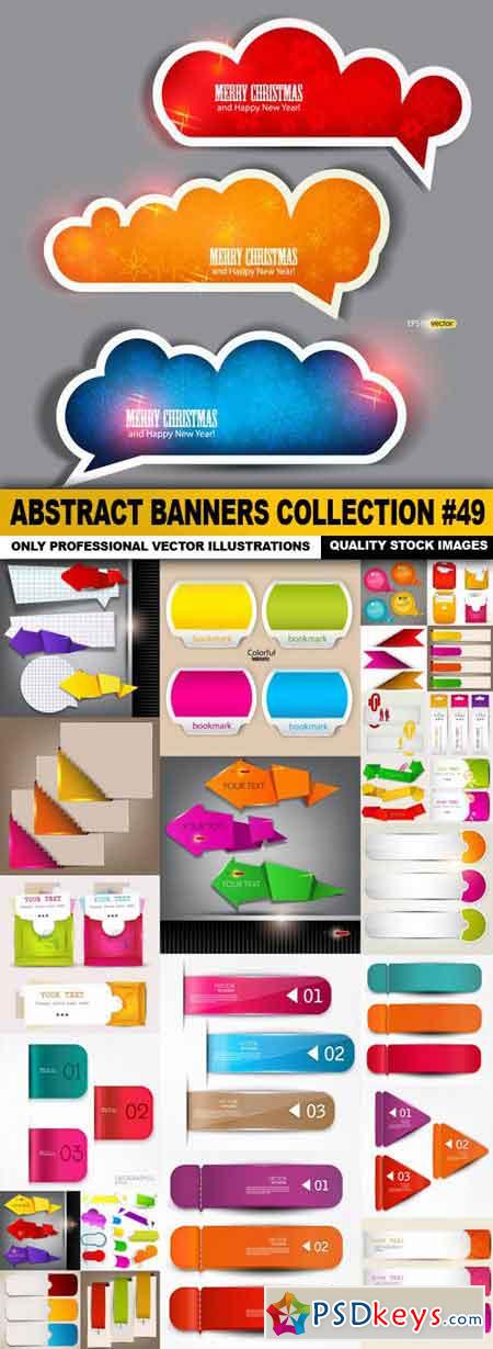 Abstract Banners Collection #49 - 25 Vectors