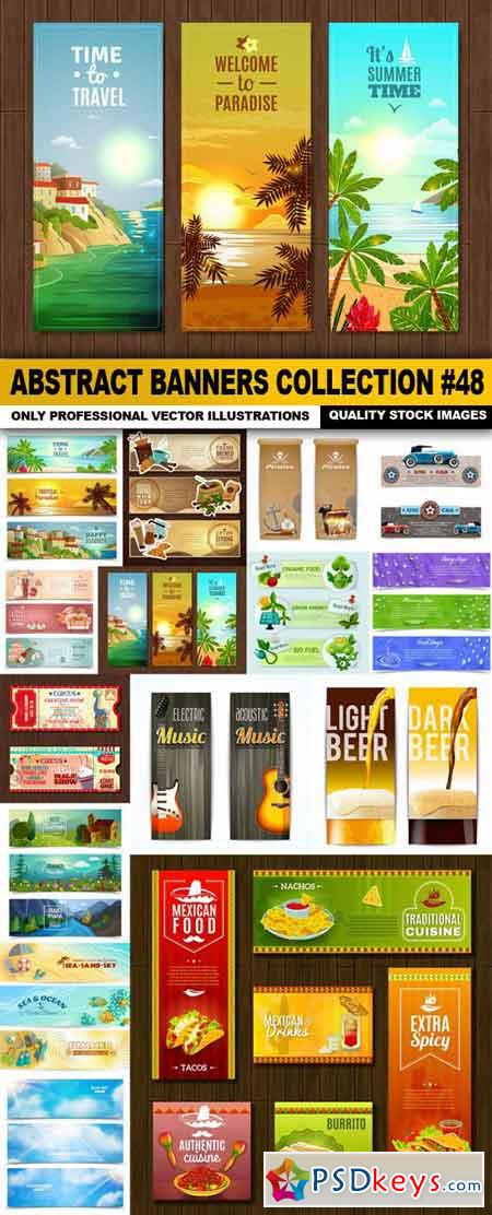 Abstract Banners Collection #48 - 15 Vectors