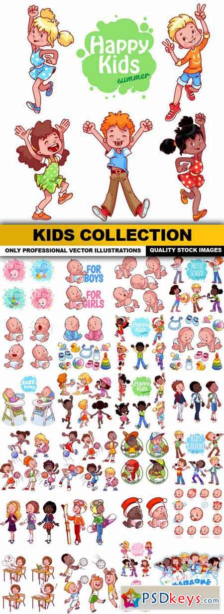 Kids Collection - 25 Vector