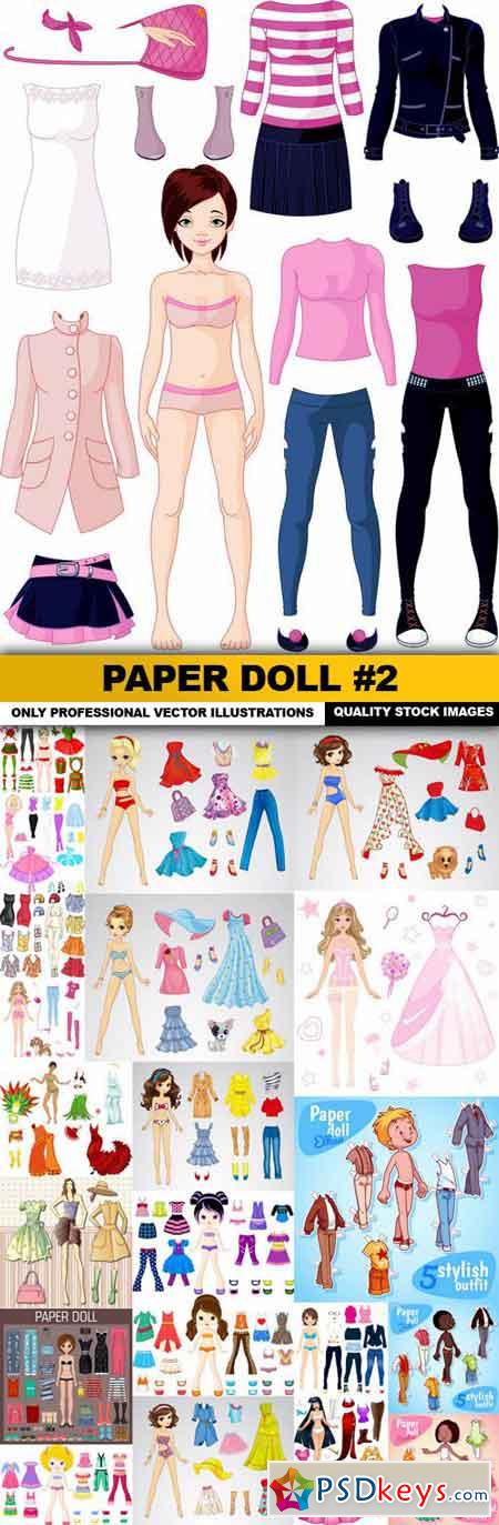 Paper Doll #2 - 22 Vector