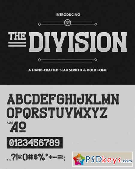 The Division Font 713461