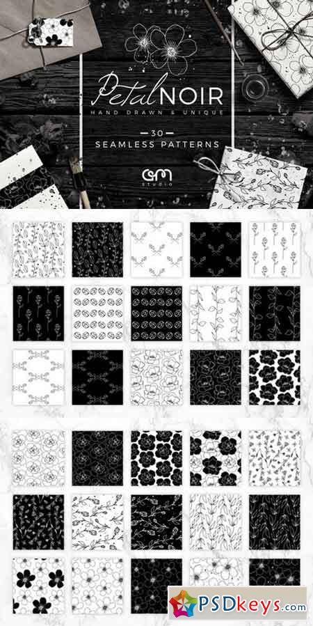 Petal Noir - Pattern Pack 713361