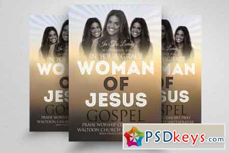 Woman of God Church Flyer 666667