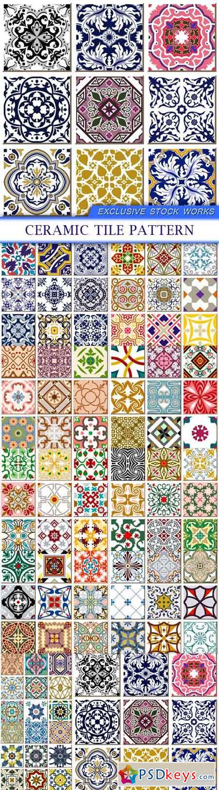 Ceramic tile pattern 11X EPS