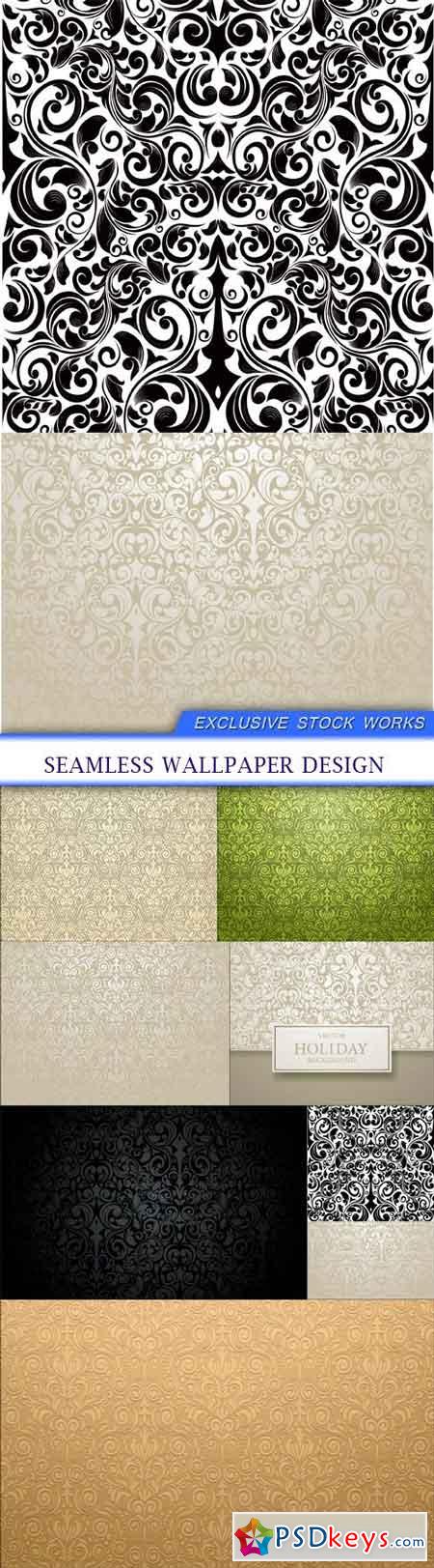 Seamless Wallpaper Design 7X EPS