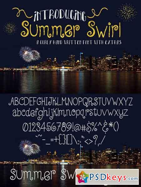 Summer Swirl Font