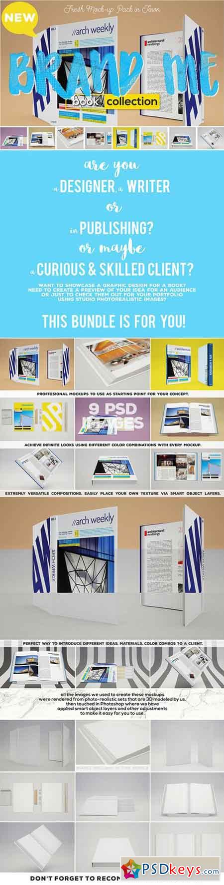 Brand Me - Book Mock-up Collection 722142
