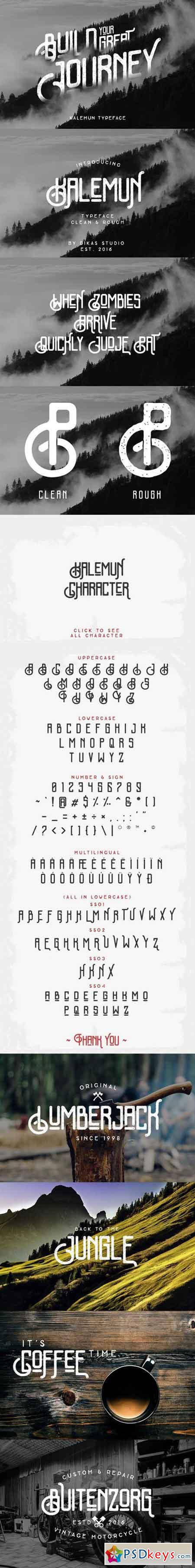 Kalemun Typeface 726938