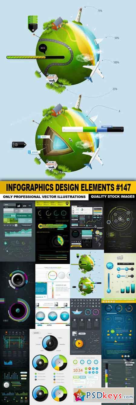 Infographics Design Elements #147 - 15 Vector