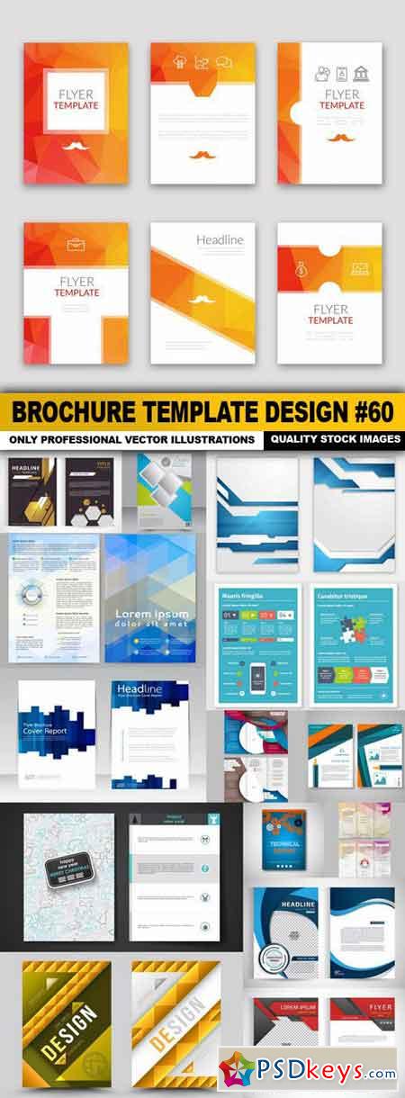 Brochure Template Design #60 - 15 Vector
