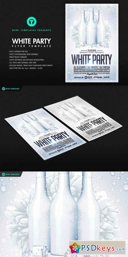 WHITE PARTY Flyer Template 691894