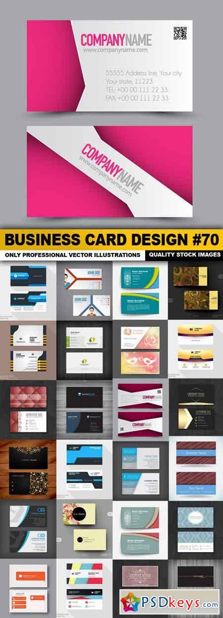 Business Card Design #70 - 25 Vector