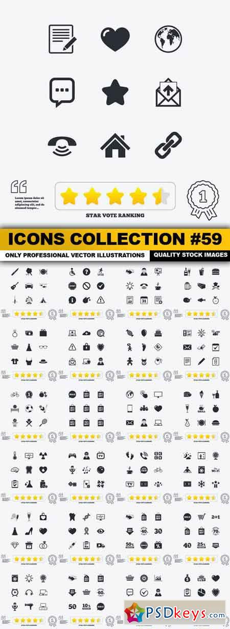 Icons Collection #59 - 25 Vector