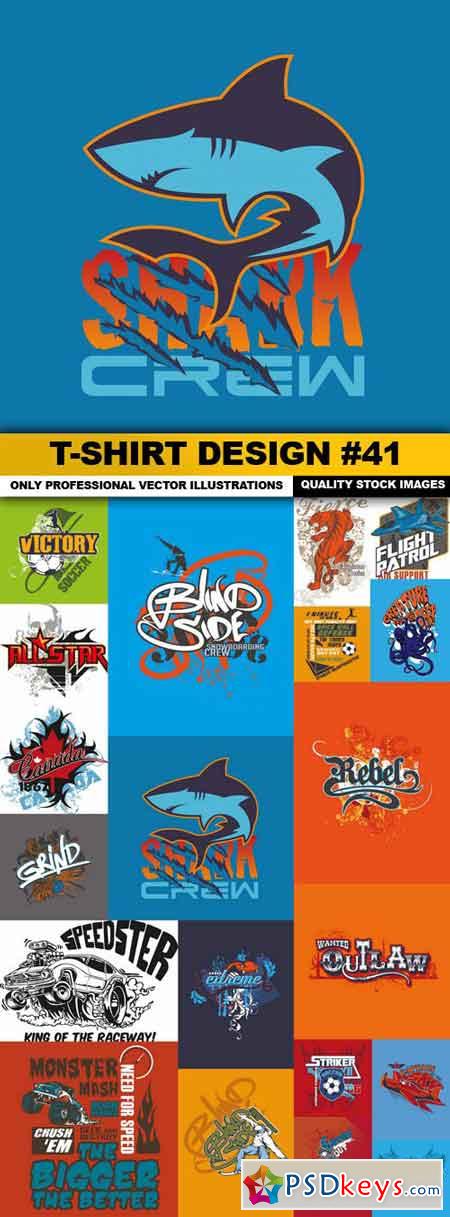 T-Shirt Design #41 - 20xEPS