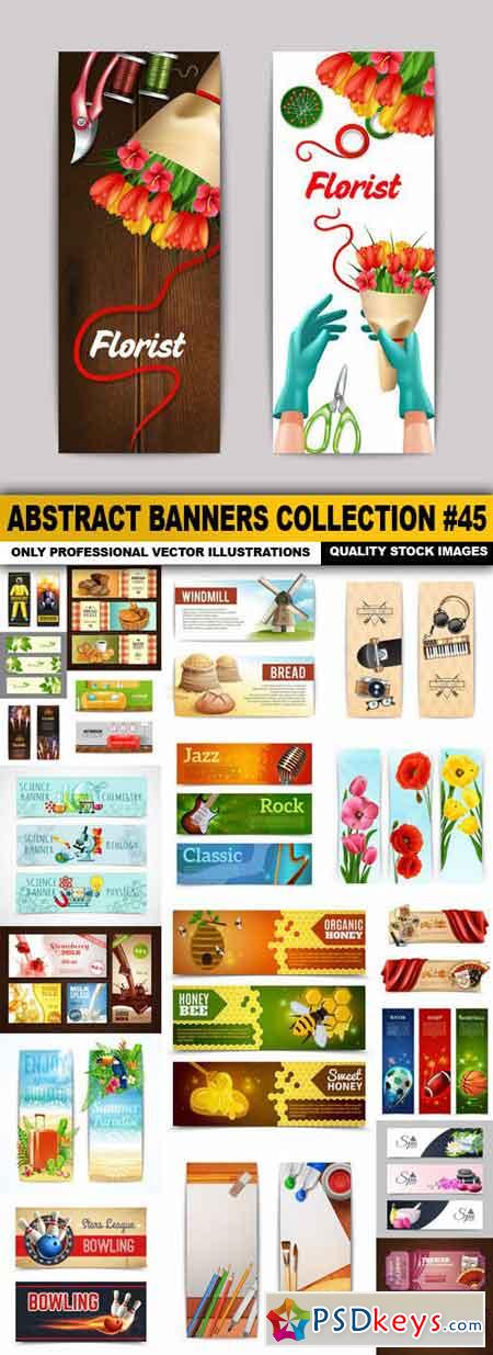 Abstract Banners Collection #45 - 20 Vectors