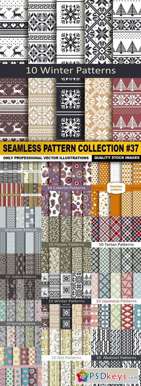 Seamless Pattern Collection #37 - 16 Vector