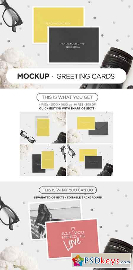 MockUp - Greeting Cards Camera 166846