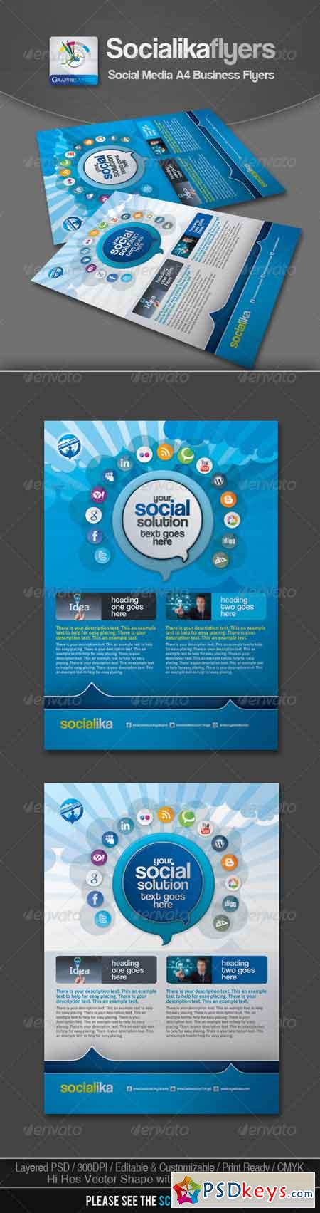 Socialika Social Media Business Flyers 2687564