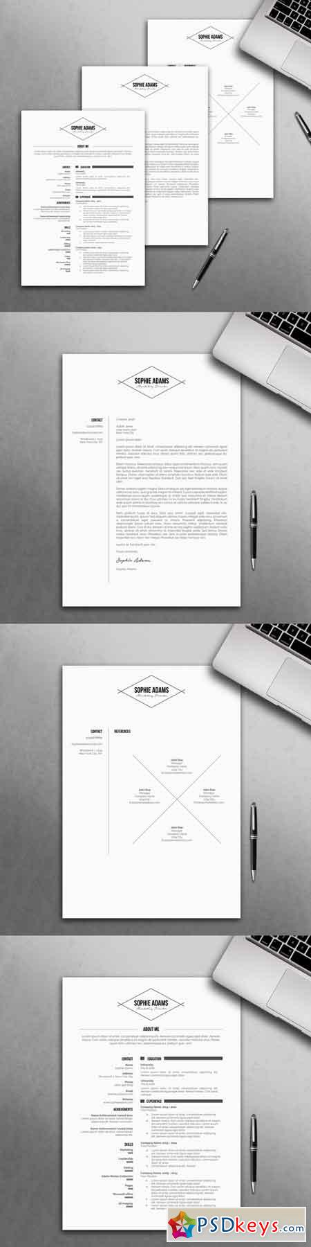 Modern Resume Template CV Template