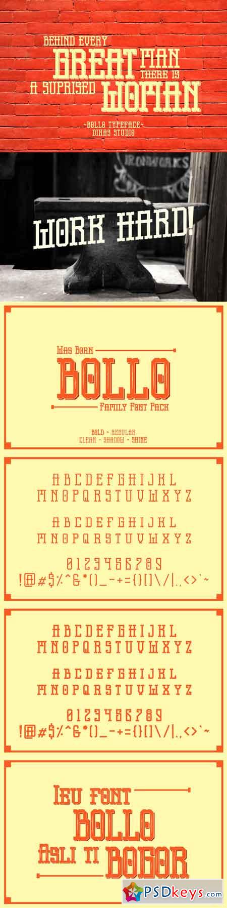 Bollo Typeface 707694