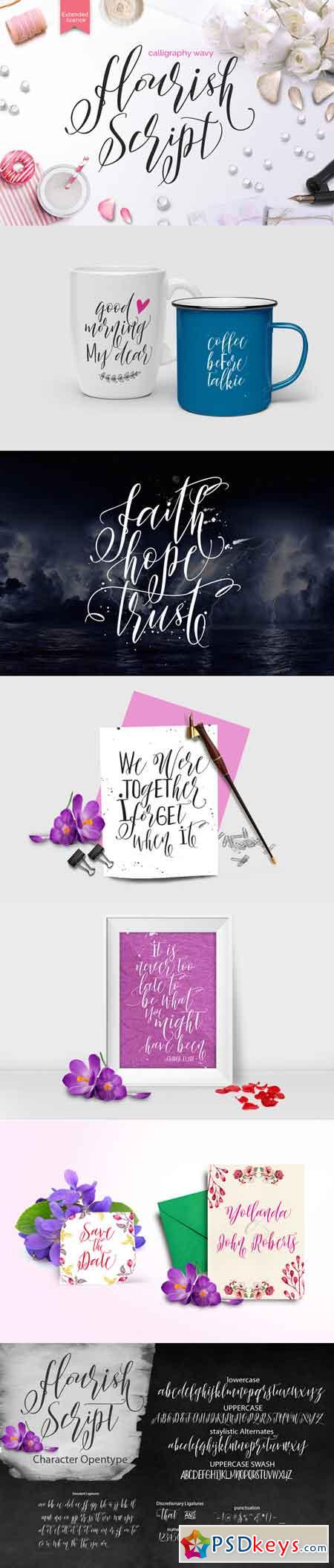 Flourish Script 707846