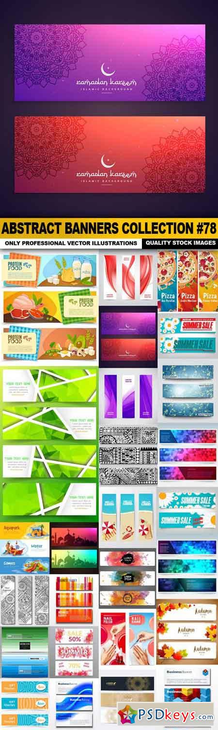 Abstract Banners Collection #78 - 26 Vectors
