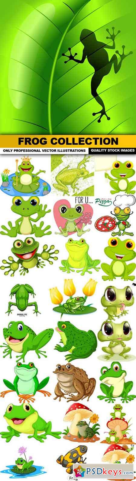 Frog Collection- 25 Vector