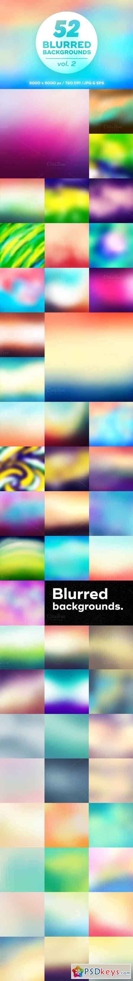 52 Vector blurred backgrounds 715487