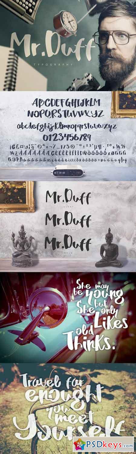 Mr. Duff Typeface 731148