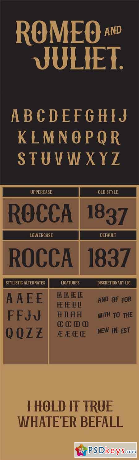 Rocca Typeface 8521