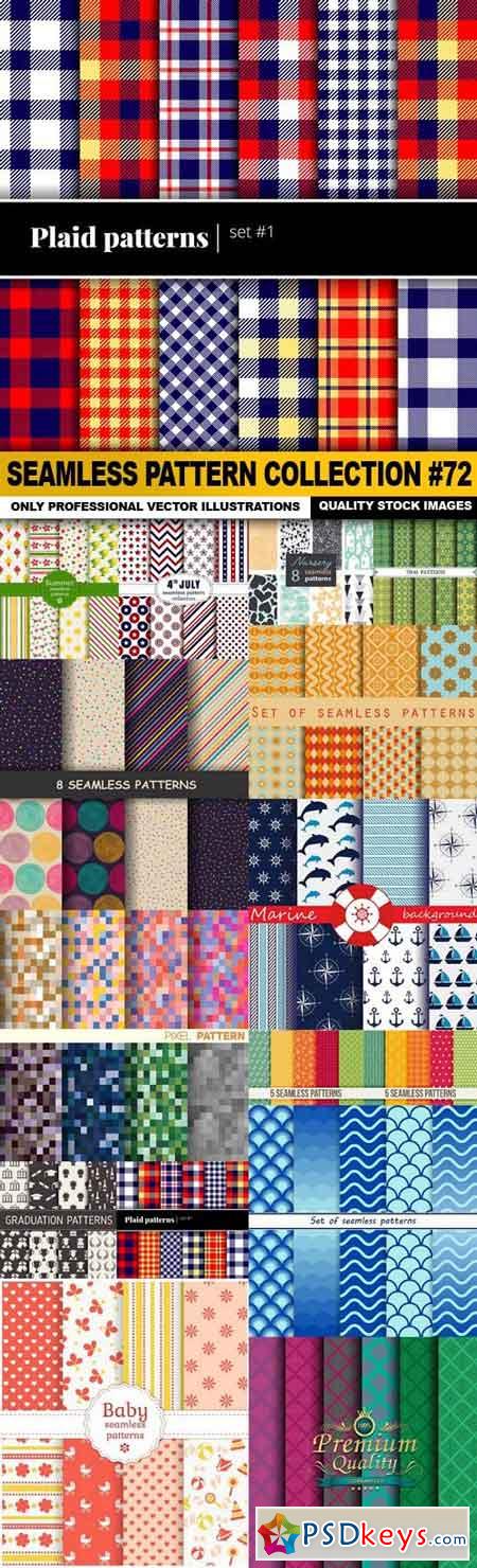 Seamless Pattern Collection #72 - 15 Vector