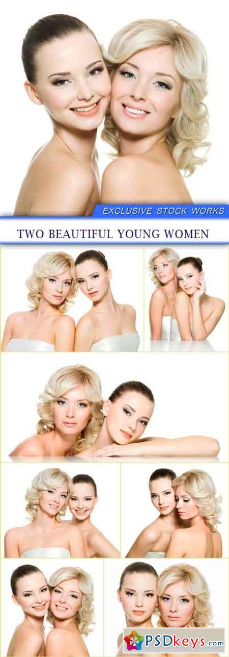 Two beautiful young women 7X JPEG