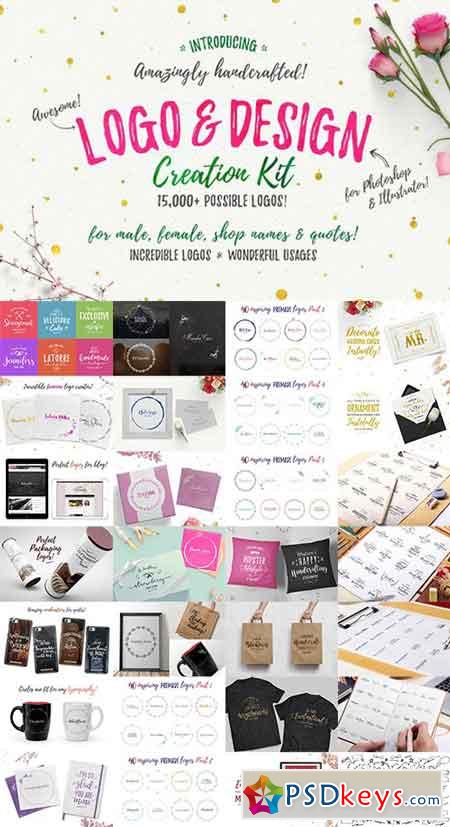 Awesome Logo & Design Creation Kit 735780