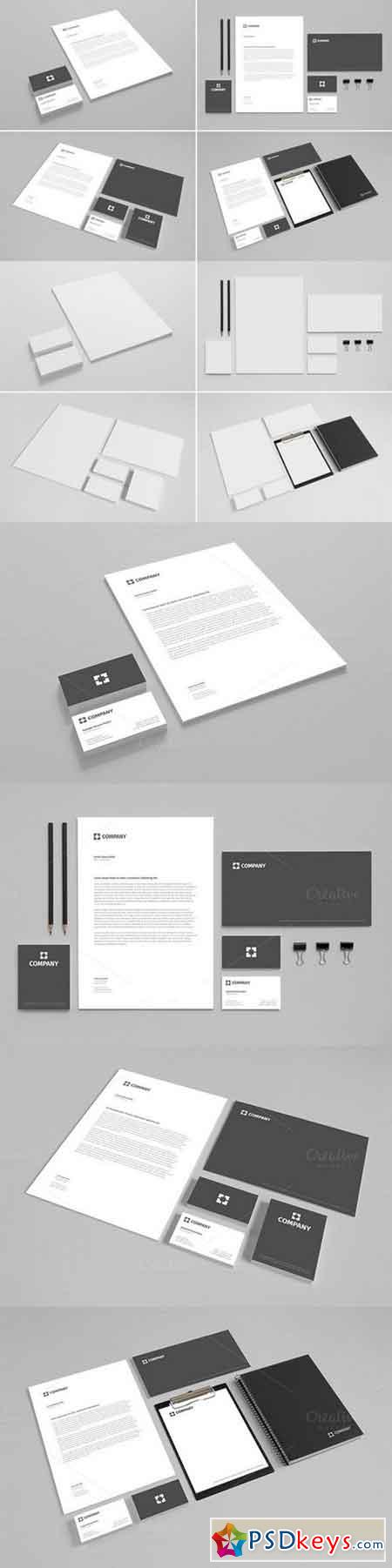 Branding Stationery Mock Up vol. 1 740151