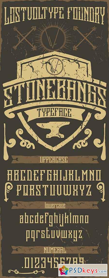 Stonebangs Typeface 9604669
