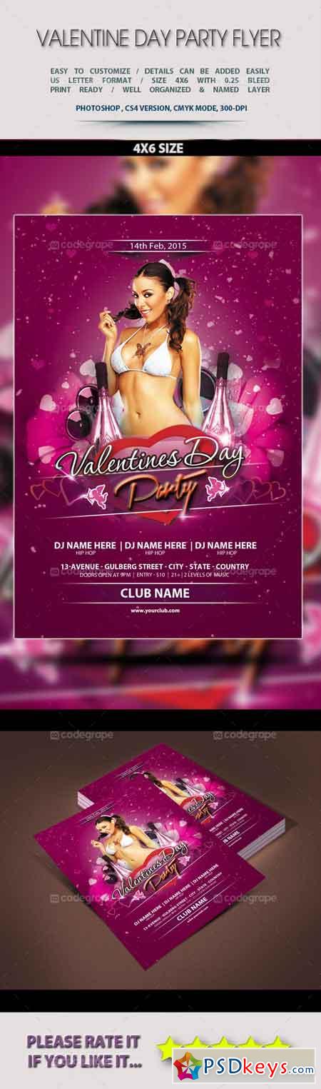 Valentine Day Party Flyer 5238