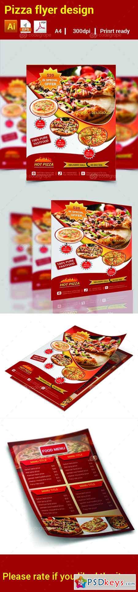 Pizza Flyer Design 6288