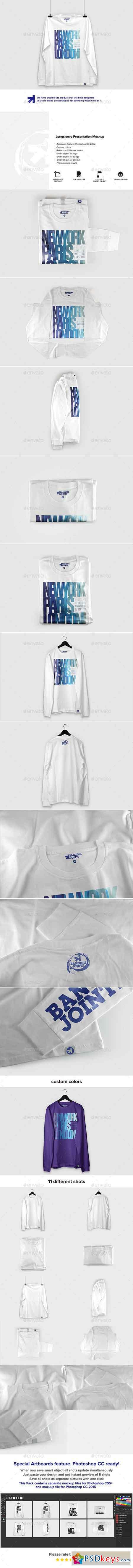 Long Sleeve Presentation Mockup 16726648